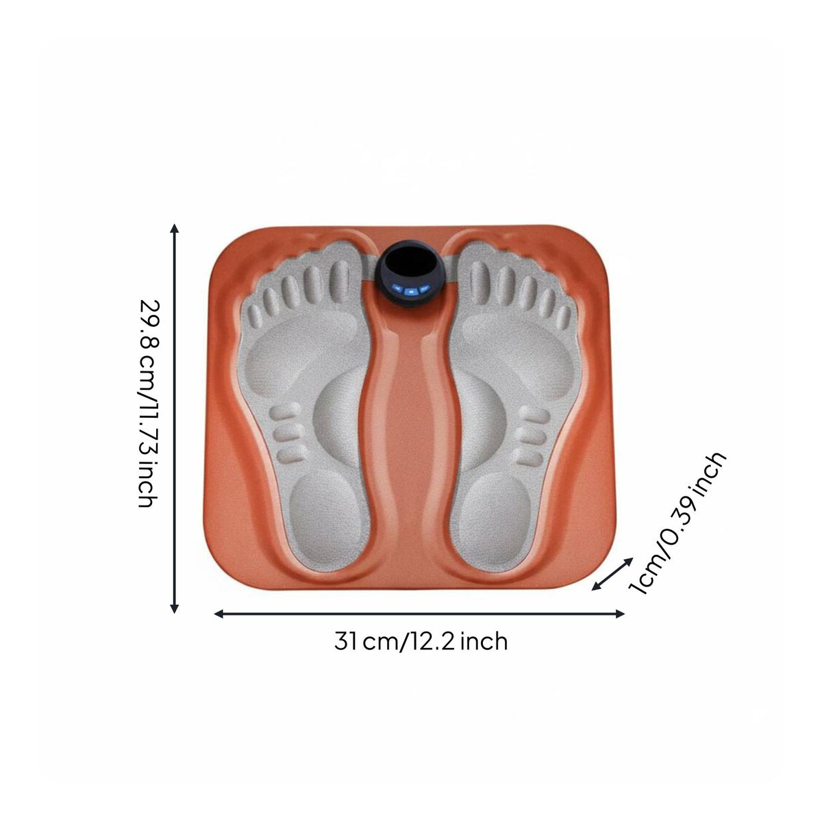 EMS Foot Massager Mat 6 Modes Electric Foot Massage Pad Rechargeable for Seniors