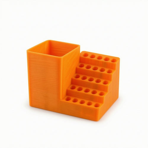 Desktop Holder with Cup Stepped Hex Organizer Plastic for Handymen