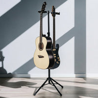 Floor Guitar Stand Non Slip Tripod Guitar Stand Secure for Artists, Home Rehearsal Music Studio