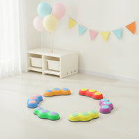 6 Pieces Balance Stepping Stones Non-Slip Sensory Stepping Stones Pebble-Shaped