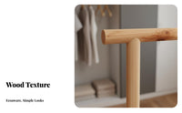 Stable and Sturdy Unrestricted Standing Clothes Exposed Design Garment Rack Heavy Duty Household Furniture Easy Assembly for Shop Owners, Homeowners, Students, Retail Shop, Bedroom, Entryway, Living Room