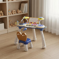 Piano Toy Early Learning Multifunction Keyboard Toy Educational Electronic Musical Activity Set for Beginners