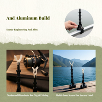 Fishing Pole Rack for Boat Storage, Home Organizer