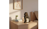 Pet Hair Keepsake Box Artistic Ornament Cat Hair Memorial Holder Material Display Box for Shelf, Desktop
