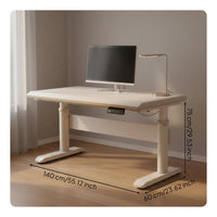 Electric Standing Desk Ergonomic Design Height Adjustable Desk Memory Presets Adjustable Height Workstation for Students, Remote Workers, Study Room
