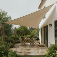 Tear-Resistant Triangle Shade Sail Waterproof Triangular Shade Sail Blocking Canopy Cover Heavy Duty for Backyard, Garden, Deck
