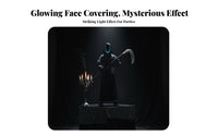 8 Pieces Grim Reaper Robe Set Faceless Hood Cosplay Garment Includes Accessories