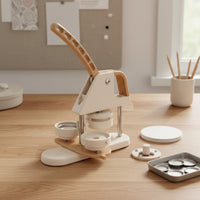 Badge Making Machine Circle Included Button Badge Press Easy to Use