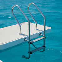Stainless Steel Pool Ladder Rust-Resistant Pool Ladder with Non-Slip Steps Heavy-Duty for Homeowners, Hotel Owners, Swimming Pools