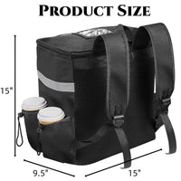 Insulated Delivery Backpack with Large Capacity, Foldable, Oxford Fabric