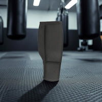 Padded Leg Sleeve with Foot Strap Open-Toe Shin Guards with Instep Protection Elastic Shin and Instep Guards Lightweight for Combat Artists, Fighters, Sparring, Kickboxing