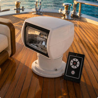 Marine Searchlight Compact Housing 12V Boat Search Light Extended-Range Light