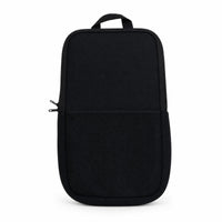 Padded Pickleball Paddle Bag Mesh Panel Zippered Paddle Bag Black Pickleball Racket Case Carry Handle