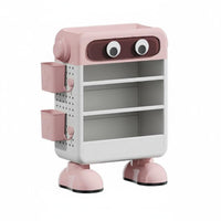 Easy to Organize Student Desk Organizer Shelf Space-Saving Cartoon Book Shelf Large Capacity Standing Book Rack Sturdy for Students, Kids, Study Room, Classroom