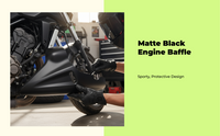 Carbon fiber engine guard, lightweight