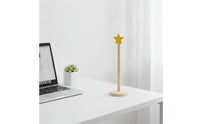 Scrunchie Stand with Star Topper Wooden Scrunchie Holder Stand Upright Hair Tie Organizer for Girls