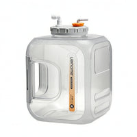 Water Jug with Hose Broad-Opening Water Storage Bucket for Tea Lovers