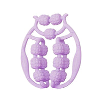 Textured Rollers Leg Massage Roller Curved Grips Double-Row Massage Roller Pressure Relief Handheld Leg Massager Compact