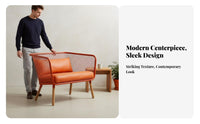Wrought Iron Armchair Nordic Design Lounge Seating utilitarian design for partners