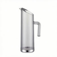 Acrylic Pitcher Shatterproof Beverage Pitcher with Handle Easy Clean Vessel for Hosts, Home, Buffet, Bar