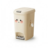 Step Pedal Trash Can Handseffortless Pedal Bin Rectangular for Office