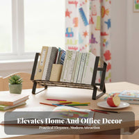 Miniature Adjustable book rack Space-Saving Expandable book holder Adaptable