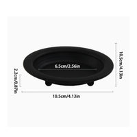 Black Candle Holder Decorative Centerpiece Candlestick Modern Design