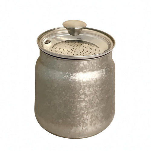 Stainless Steel Oil Jar Metal Knob Stainless Steel Drippings Can Dishwasher Kitchen Storage