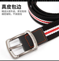 New Men's and Women's Casual Belt Pin Buckle Sports Waist Belt Multifunctional Youth Military Training Canvas Belt Wholesale