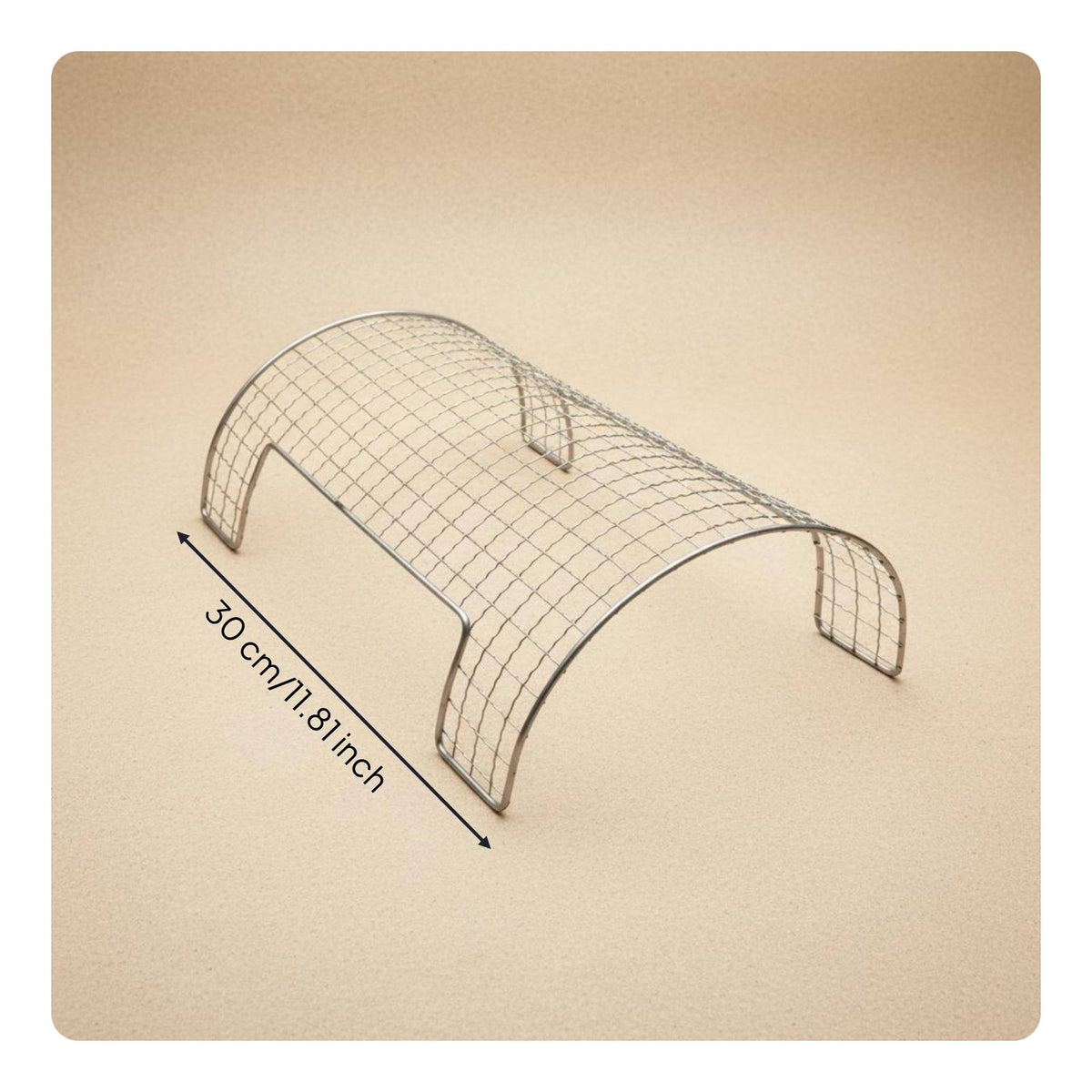 Bearded Dragon Basking Stand Rust Resistant Mesh Basking Ramp Long-Lasting