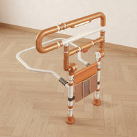 Folding Bed Rail Easy to Install Bed Assist Bar Stable Support for Night Use
