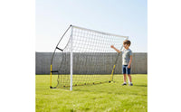Foldable Design Kids Soccer Training Goal Easy Assembly Folding Soccer Net Stable Frame Sports Equipment Long-Lasting for Young Athletes, Outdoor, Indoor