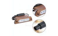 Soundhole Pickup Wooden Acoustic Guitar Pickup Easy Install for Guitarists, Live Stage