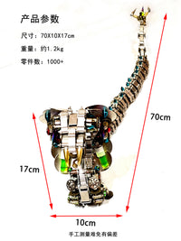 机械眼镜王响尾蛇高难度金属拼装模型摆件立体手工组装3D玩具跨境