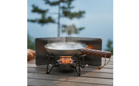 No Coating Hammered Titanium Frying Pan PFAS/PFOA/PTFE without Uncoated Titanium Skillet Physical Non-Stick Lightweight Backpacking Pan Detachable Handle for Campers, Backpackers, Hikers, Camping, Hiking