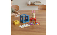 Focus Training Rabbit Shape Block Brain Teaser Early Learning Enchanting Box Shape Sorter Parent Child Play Children's Reasoning Brain Teaser Box Hand-Eye Coordination for Children, Toddlers, Home, Playroom, Preschool