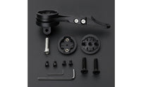 Bike Computer Extension Mount Lightweight Front-Facing Mount with Adapters Compatible Computer Holder with Adapter for Gravel Riding
