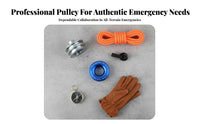 Recovery pulley block Increases Pulling Power sturdyDuty Recovery Sheave