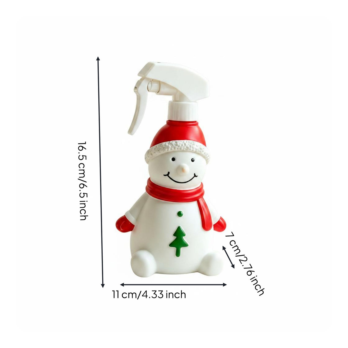Holiday Figurine Sprayer Rounded Character Design House Accent Compact