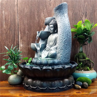 厂家直销 东南亚工艺品创意款佛像树脂流水摆件水景产地货源