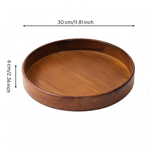 Rotating Seasoning Rack Multi-Purpose Wooden Rotating Tray Heavy Duty
