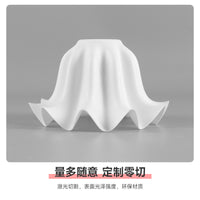 白色铃兰花朵塑料灯罩替换灯罩壁灯台灯吊灯灯罩外壳灯具配件批发
