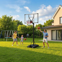 Portable Basketball Hoop Fillable Base Adjustable Basketball Hoop