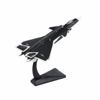 1:72 Scale J-20 Model High Fidelity Diecast J-20 Fighter Jet Gift Choice Alloy Low-Observable Fighter Model for Collectors, Desk Decoration