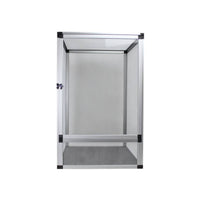 Reptile Enclosure with Mesh Panels Ventilated Mesh Terrarium Front-Opening