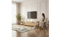 Wooden TV Cabinet with Drawers Organized TV Stand with Drawers Sleek Lowboard Minimalist for Living Room