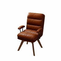 Swivel Armchair Ergonomic Design Upholstered Swivel Armchair Thickly Padded