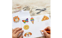 301 Pieces Great Gift Idea Shrink Plastic Sheet Kit DIY Shrink Art Film Kit Shrinkable Craft Paper Set for Crafters, Kids, Beginners, School Projects, Family Activities, Birthday Parties