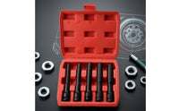 5 Pieces Impact Socket Set with Case Narrow-Wall Socket Set with Case Heavy-Duty Tools for Automotive Repair, Garage