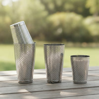 Etched Boston Shaker Polished Shaker with Mixing Tin Long-Lasting Drink Mixer Sturdy for Mixologists, Bartenders, Home Establishments